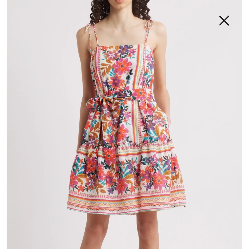 *NWT* Julia Jordan Floral Strappy Dress with Belt